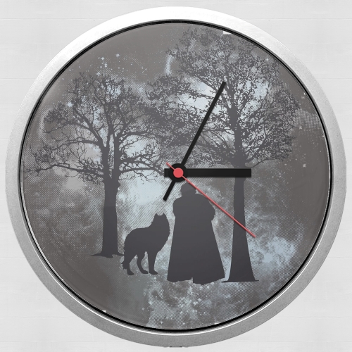  Wolf Snow for Wall clock