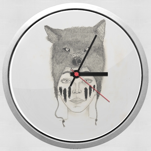  Wolf warrior for Wall clock
