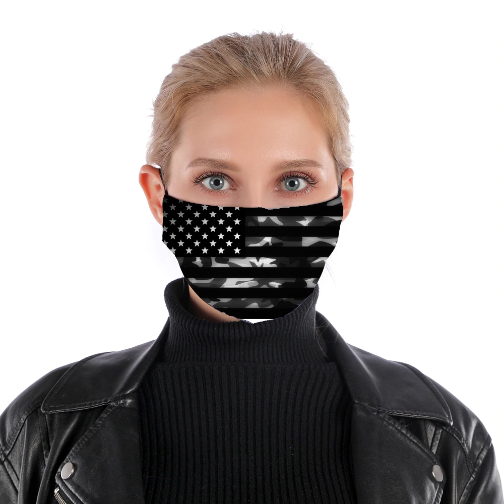  American Camouflage for Nose Mouth Mask