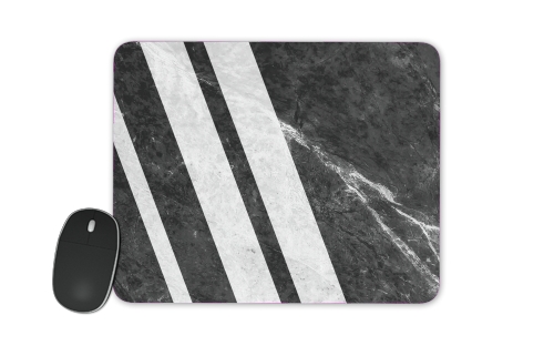  Black Striped Marble for Mousepad