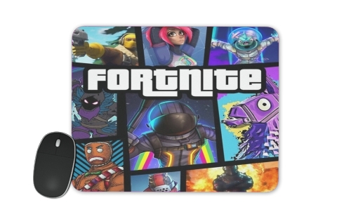  Fortnite - Battle Royale Art Feat GTA for Mousepad