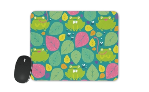  Frogs and leaves for Mousepad