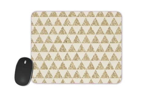  Glitter Triangles in Gold for Mousepad