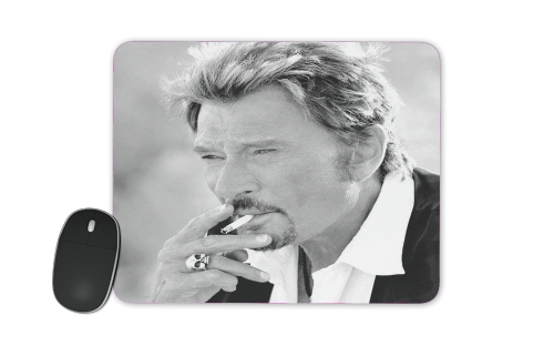  johnny hallyday Smoke Cigare Hommage for Mousepad