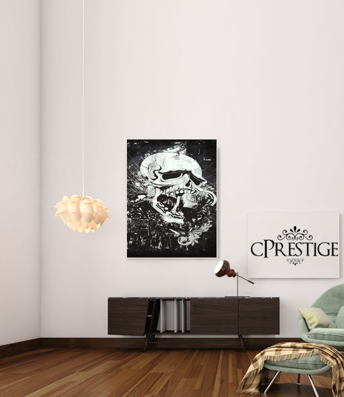 Dark Gothic Skull for Art Print Adhesive 30*40 cm