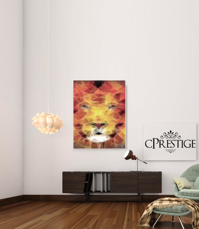  fractal lion for Art Print Adhesive 30*40 cm