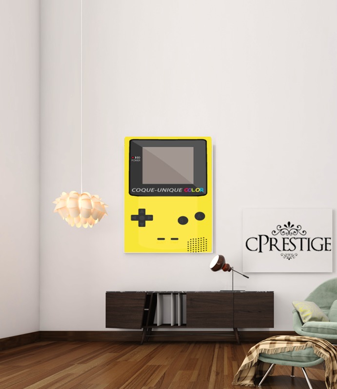  Gameboy Color Yellow for Art Print Adhesive 30*40 cm