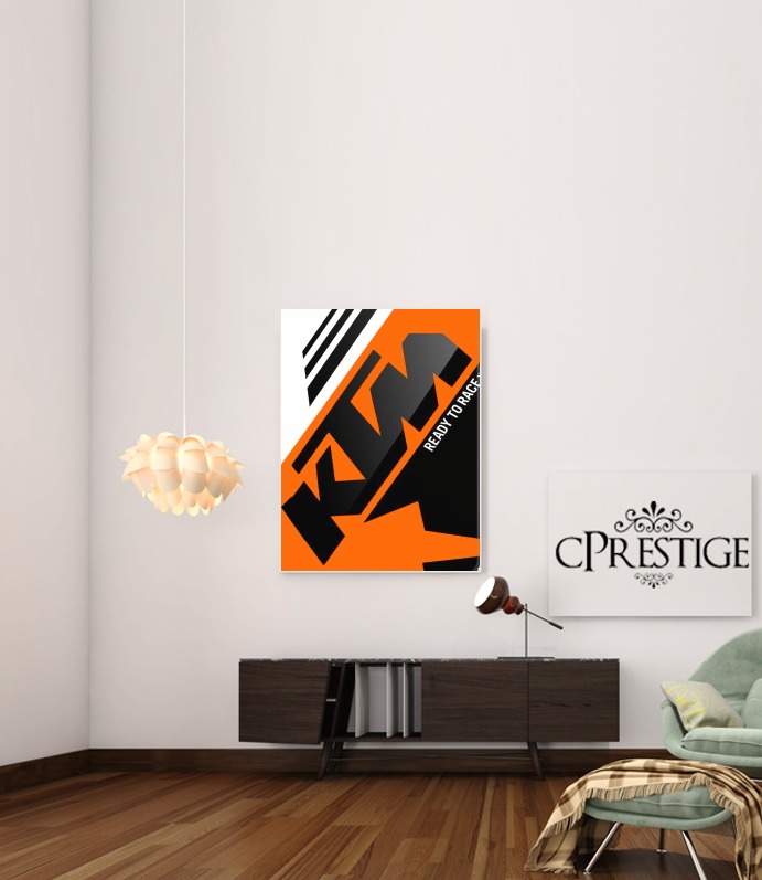  KTM Racing Orange And Black for Art Print Adhesive 30*40 cm