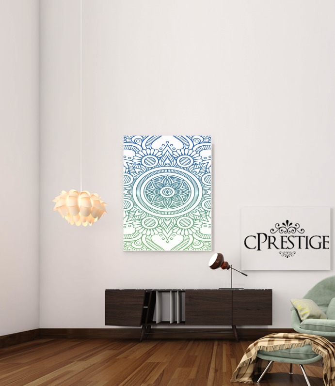  Mandala Peaceful for Art Print Adhesive 30*40 cm