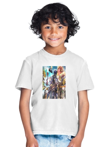  Fortnite Characters with Guns for Kids T-Shirt