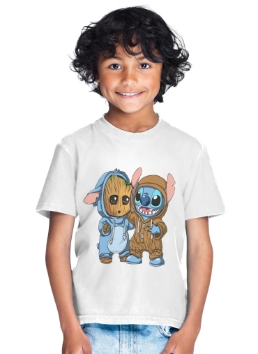  Groot x Stitch for Kids T-Shirt