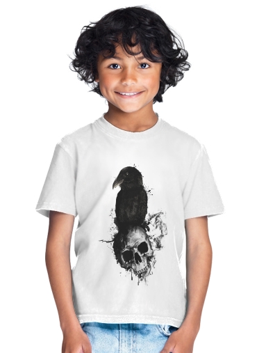 Raven and Skull for Kids T-Shirt