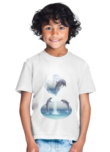  The Heart Of The Dolphins for Kids T-Shirt