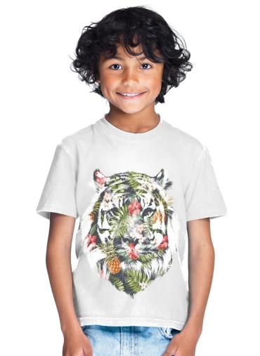  Tropical Tiger for Kids T-Shirt