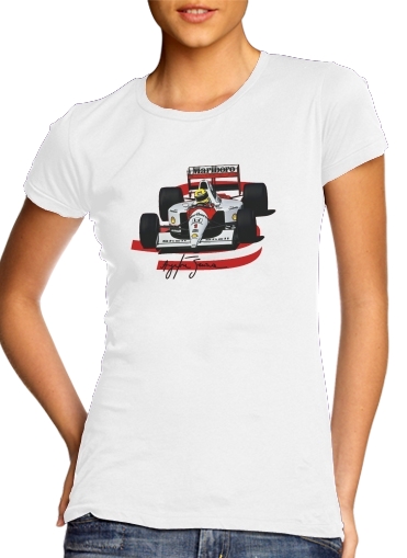  Ayrton Senna Formule 1 King for Women's Classic T-Shirt
