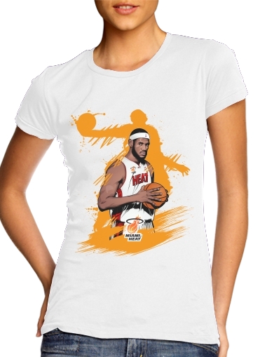  Basketball Stars: Lebron James for Women's Classic T-Shirt