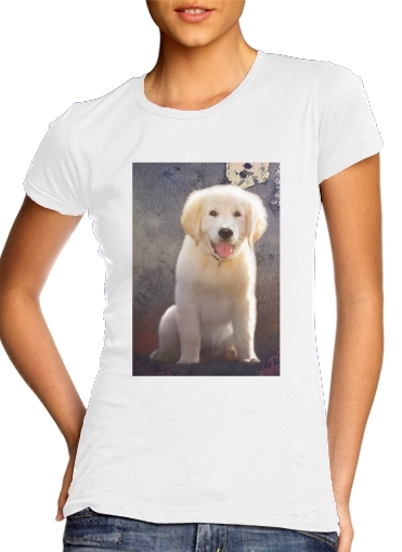  Golden Retriever Puppy for Women's Classic T-Shirt