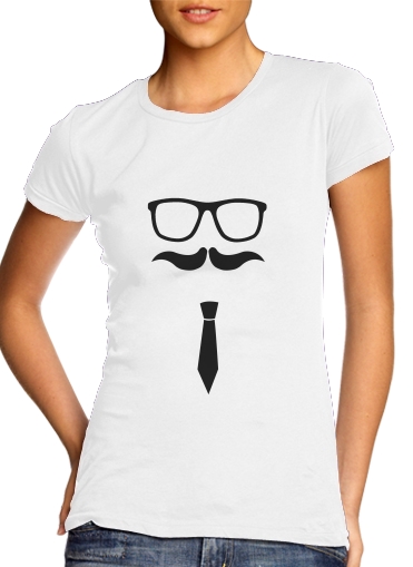  Hipster Face for Women's Classic T-Shirt