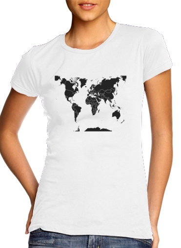  World Map for Women's Classic T-Shirt