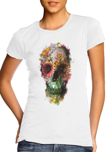  Skull Flowers Gardening for Women's Classic T-Shirt
