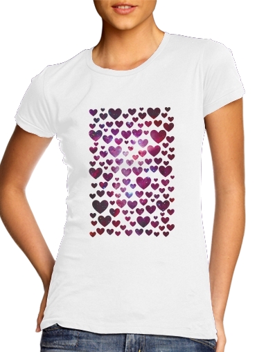  Space Hearts for Women's Classic T-Shirt