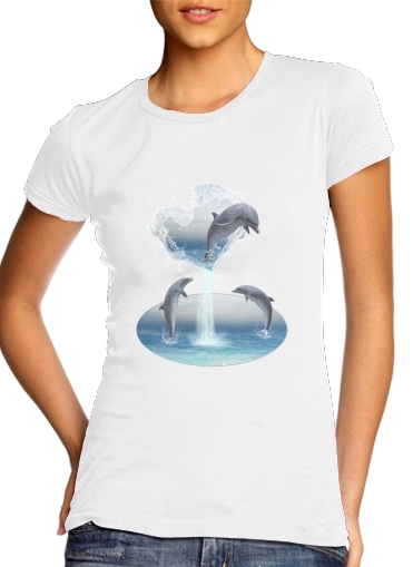  The Heart Of The Dolphins for Women's Classic T-Shirt