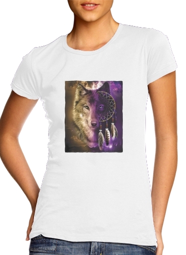  Wolf Dreamcatcher for Women's Classic T-Shirt