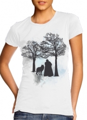 T-Shirts Wolf Snow