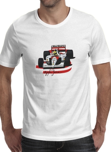  Ayrton Senna Formule 1 King for Men T-Shirt