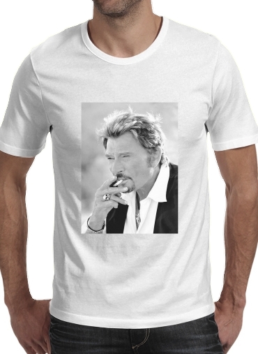  johnny hallyday Smoke Cigare Hommage for Men T-Shirt