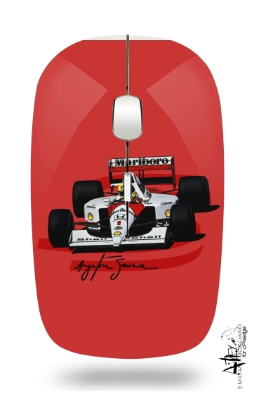  Ayrton Senna Formule 1 King for Wireless optical mouse with usb receiver