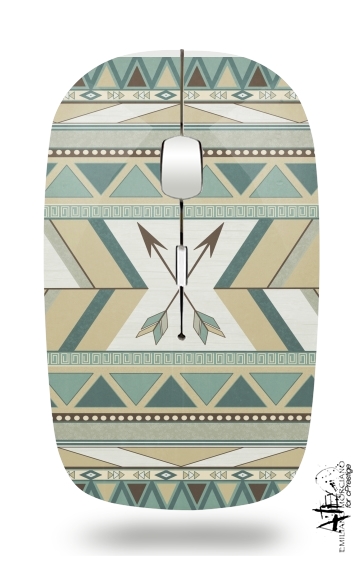  Aztec Pattern  for Wireless optical mouse with usb receiver