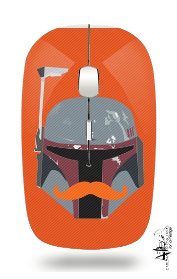  Boba Stache for Wireless optical mouse with usb receiver