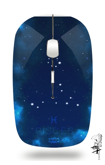  Constellations of the Zodiac: Pisces for Wireless optical mouse with usb receiver
