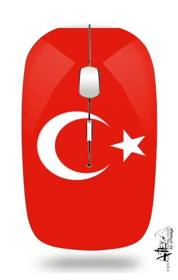 Flag of Turkey for Wireless optical mouse with usb receiver