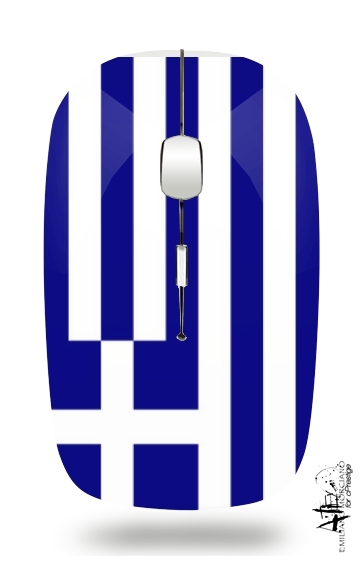  Greece flag for Wireless optical mouse with usb receiver
