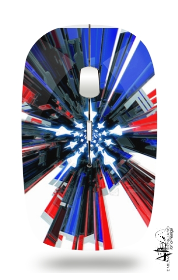  Usa Flag Mecha for Wireless optical mouse with usb receiver