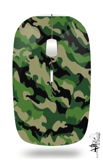  Green Military camouflage for Wireless optical mouse with usb receiver