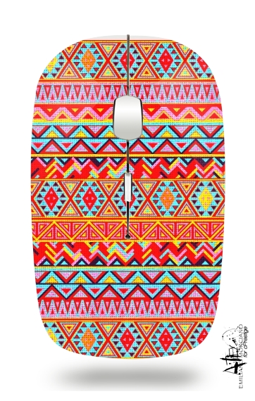  India Style Pattern (Multicolor) for Wireless optical mouse with usb receiver
