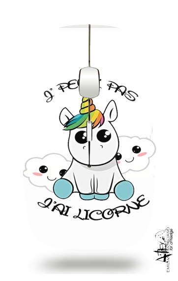  Je peux pas j'ai licorne for Wireless optical mouse with usb receiver