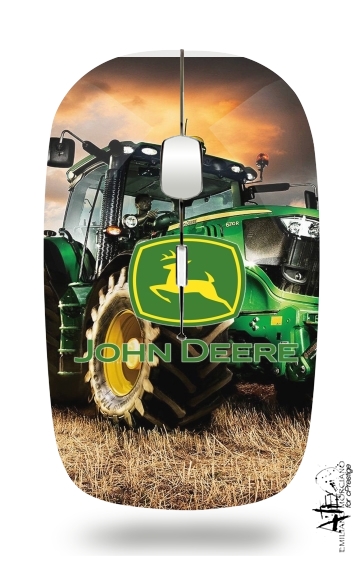  John Deer tractor Farm for Wireless optical mouse with usb receiver
