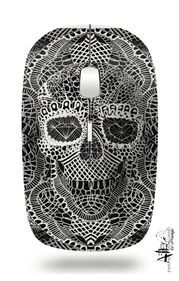  Lace Skull for Wireless optical mouse with usb receiver