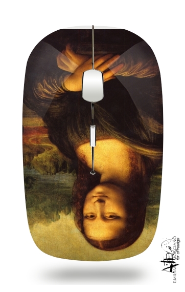  Mona Lisa for Wireless optical mouse with usb receiver