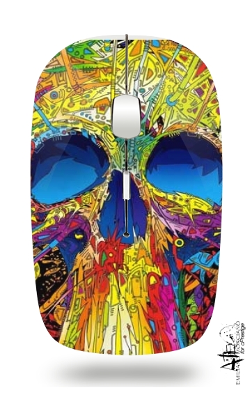  Color Skull Flashy for Wireless optical mouse with usb receiver