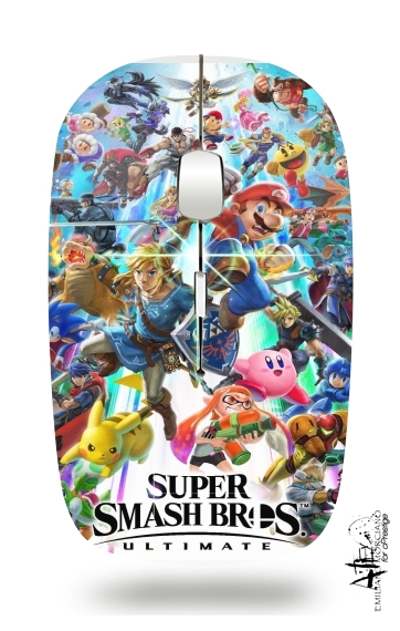  Super Smash Bros Ultimate for Wireless optical mouse with usb receiver