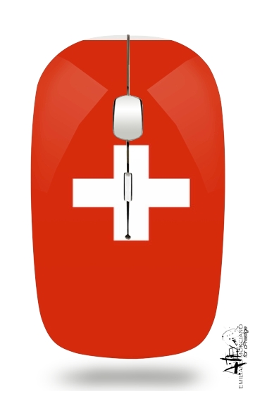  Switzerland Flag for Wireless optical mouse with usb receiver