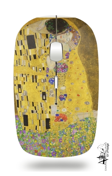  The Kiss Klimt for Wireless optical mouse with usb receiver