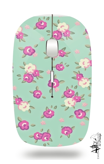 Vintage Roses Pattern for Wireless optical mouse with usb receiver