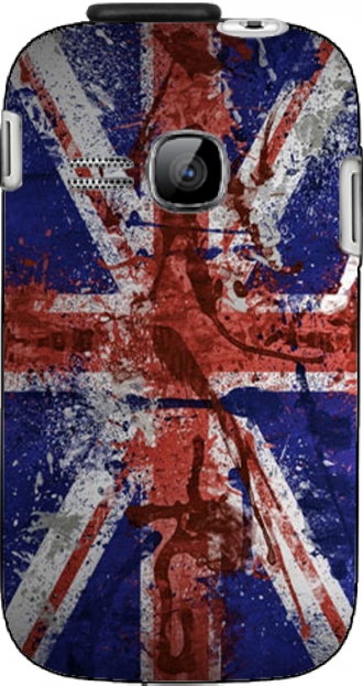 Leather Case Samsung Galaxy Fame Lite S6790 with pictures flag