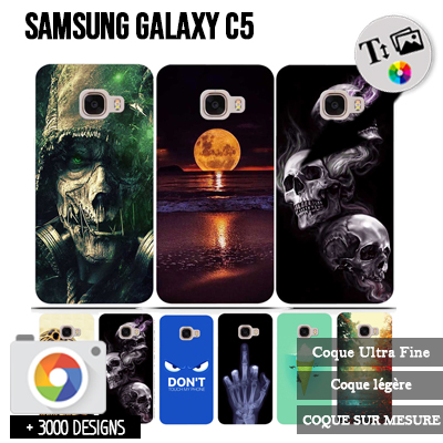Case Samsung Galaxy C5 with pictures